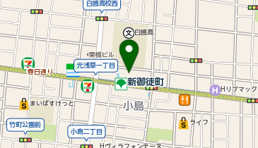 日の出美容室の地図画像