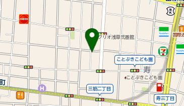 美容室 カナロの地図画像