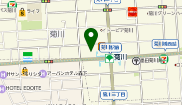 インディヴィヘア菊川店の地図画像