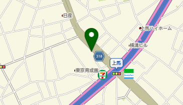 光C幸子の美容室の地図画像