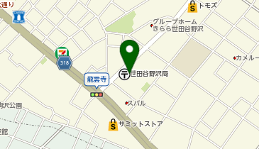 BPJ&rsquo;S世田谷店の地図画像