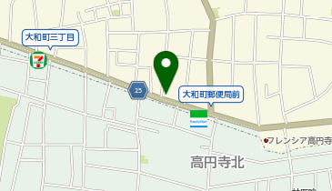 ささの美容室の地図画像