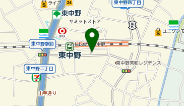 ボヌール美容室の地図画像