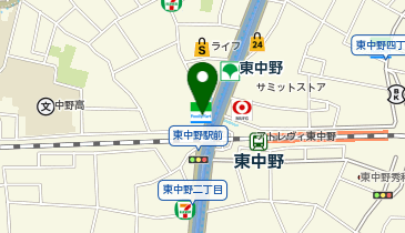 美容室アスティアの地図画像