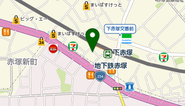 カット専門店Fの地図画像