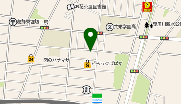 美容室ぽっぷすお花茶屋店の地図画像