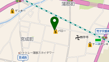 Hair&custom Ai-ney蒲郡店の地図画像