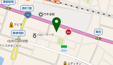 JUNC蒲郡店の地図画像