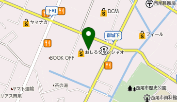 美容プラーナ 西尾シャオ店の地図画像