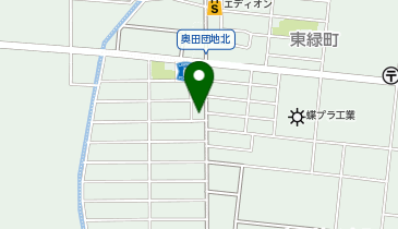 美容室 エルフの地図画像