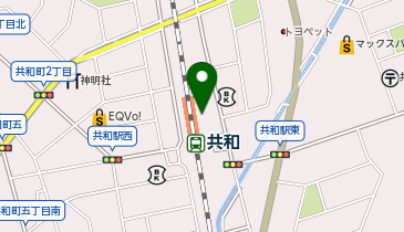 美容室J.B共和店の地図画像