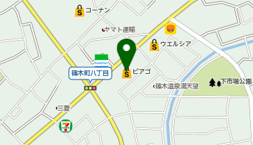 プロエレガントカラー篠木店の地図画像