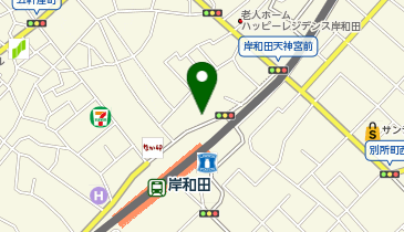 HAIR M-style岸和田店の地図画像