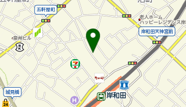 Hair Gallery24゚Cの地図画像