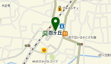 Lyfe忍ケ丘店の地図画像