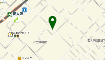 No.R泉大津店の地図画像