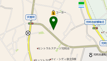 SENSE by plushair光明池店の地図画像