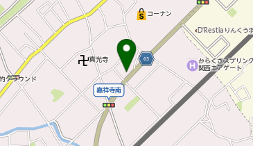 STOKED.HAIR美容室の地図画像