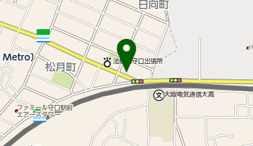 U-tract守口の地図画像