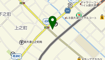plageの地図画像