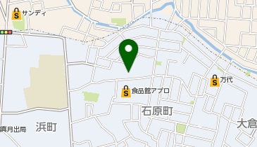 白い扉の美容室の地図画像