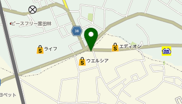 美容室ぺぺの地図画像