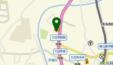 美容室ウィズヘアー三日市店の地図画像