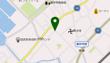 西口美容室の地図画像