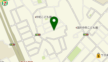 まわたり美容室の地図画像