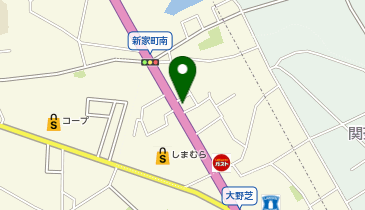 サフラン美容室の地図画像