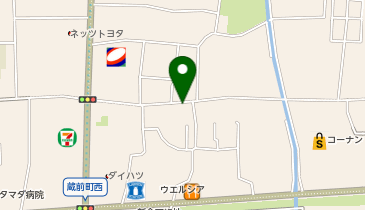 ビューティサロンYOUTHの地図画像