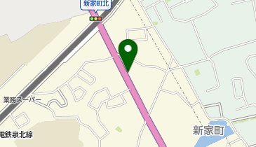 美容室アビス倶楽部の地図画像