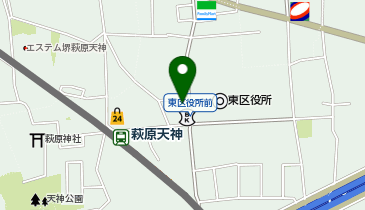 美容室パピヨンの地図画像