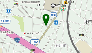 Louwe大阪堺東の地図画像