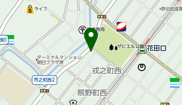calmehairの地図画像
