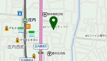 ちとせ  美容室の地図画像