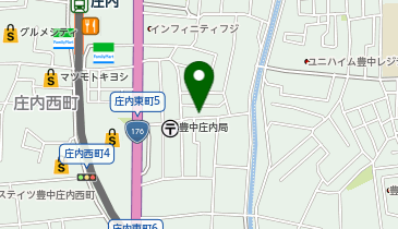 カット サロン クイーンの地図画像