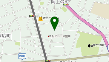 (株)アートネイチャー 豊中店の地図画像