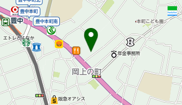 SENSE by plushair 豊中店の地図画像