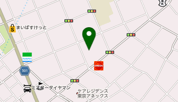 かえで美容室の地図画像