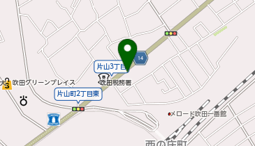 山野美容室の地図画像