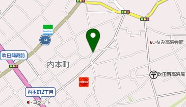 美容室 みよのの地図画像