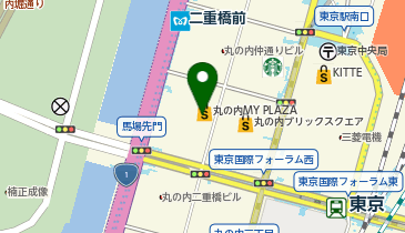 ジャン・クロード・ビギン丸の内MYPLAZA店の地図画像