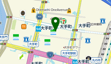 QBプレミアム大手町メトロピアの地図画像