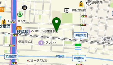 まつ毛パーマ専門店carrefourNoa秋葉原店の地図画像