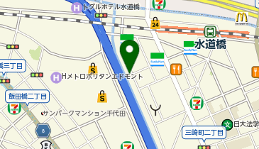 Hair&Makeamaretto水道橋店の地図画像