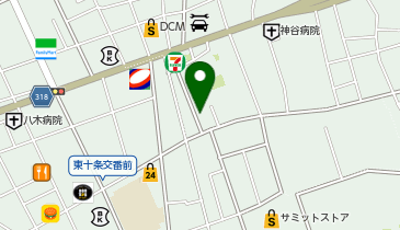 hair&make greenの地図画像