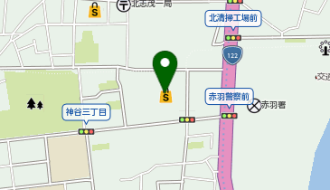 ?ァミリー写真館ピノキオ赤羽店の地図画像