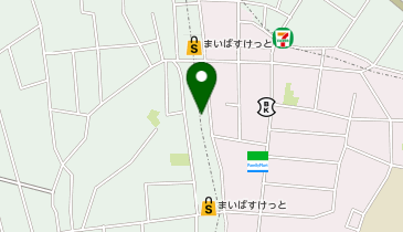 ハクガ美容室の地図画像