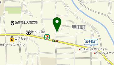 7セブン美容室の地図画像